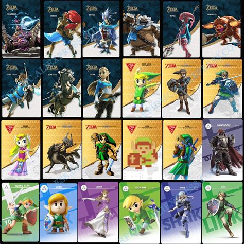 zelda nfc card|amiibo zelda botw list.